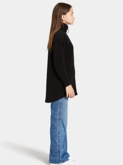 Didriksons Ampere Kids' Full-Zip Long- Fleecepaidat & Välikerrokset|Puserot & T-Paidat