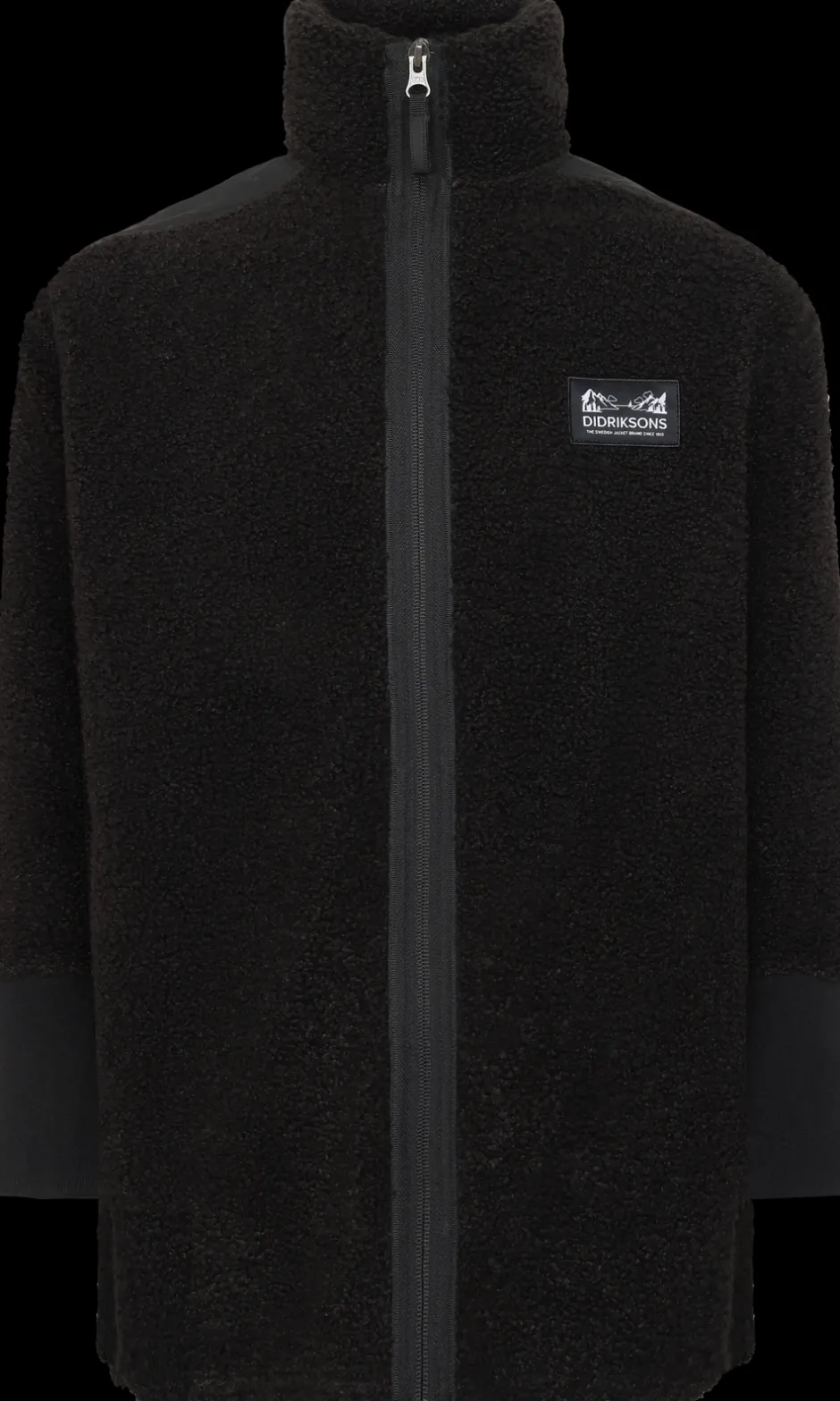 Didriksons Ampere Kids' Full-Zip Long- Fleecepaidat & Välikerrokset|Puserot & T-Paidat