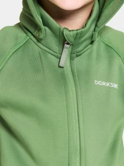 Didriksons Corin Kids' Full-Zip- Softshell-Takit|Fleecepaidat & Välikerrokset