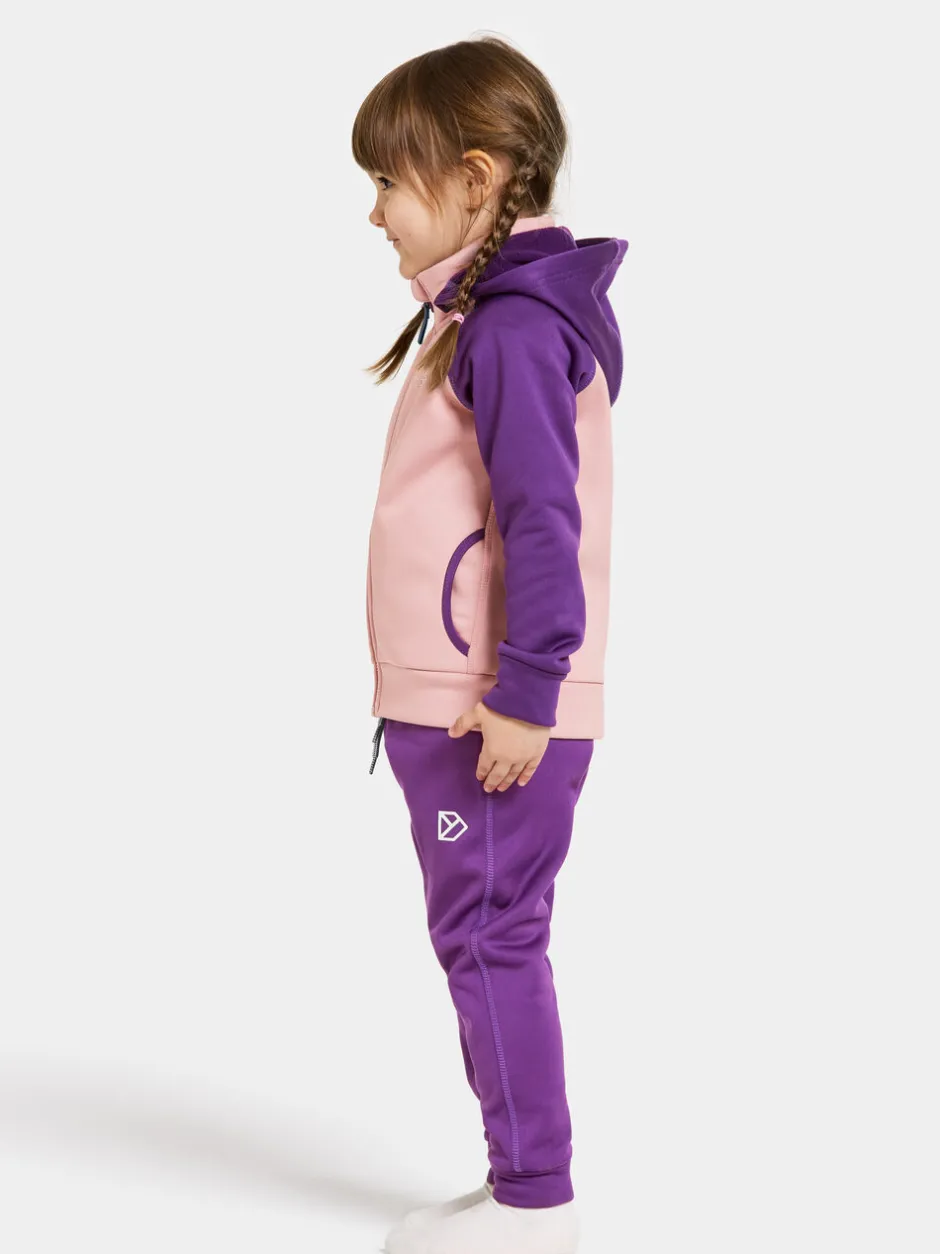 Didriksons Corin Kids' Full-Zip- Softshell-Takit|Fleecepaidat & Välikerrokset