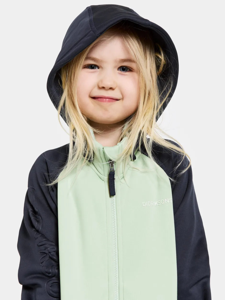 Didriksons Corin Kids' Full-Zip- Softshell-Takit|Fleecepaidat & Välikerrokset