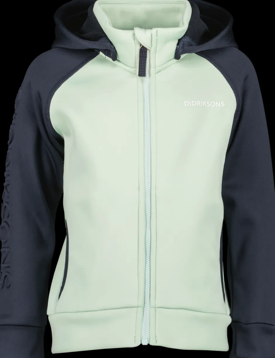 Didriksons Corin Kids' Full-Zip- Softshell-Takit|Fleecepaidat & Välikerrokset
