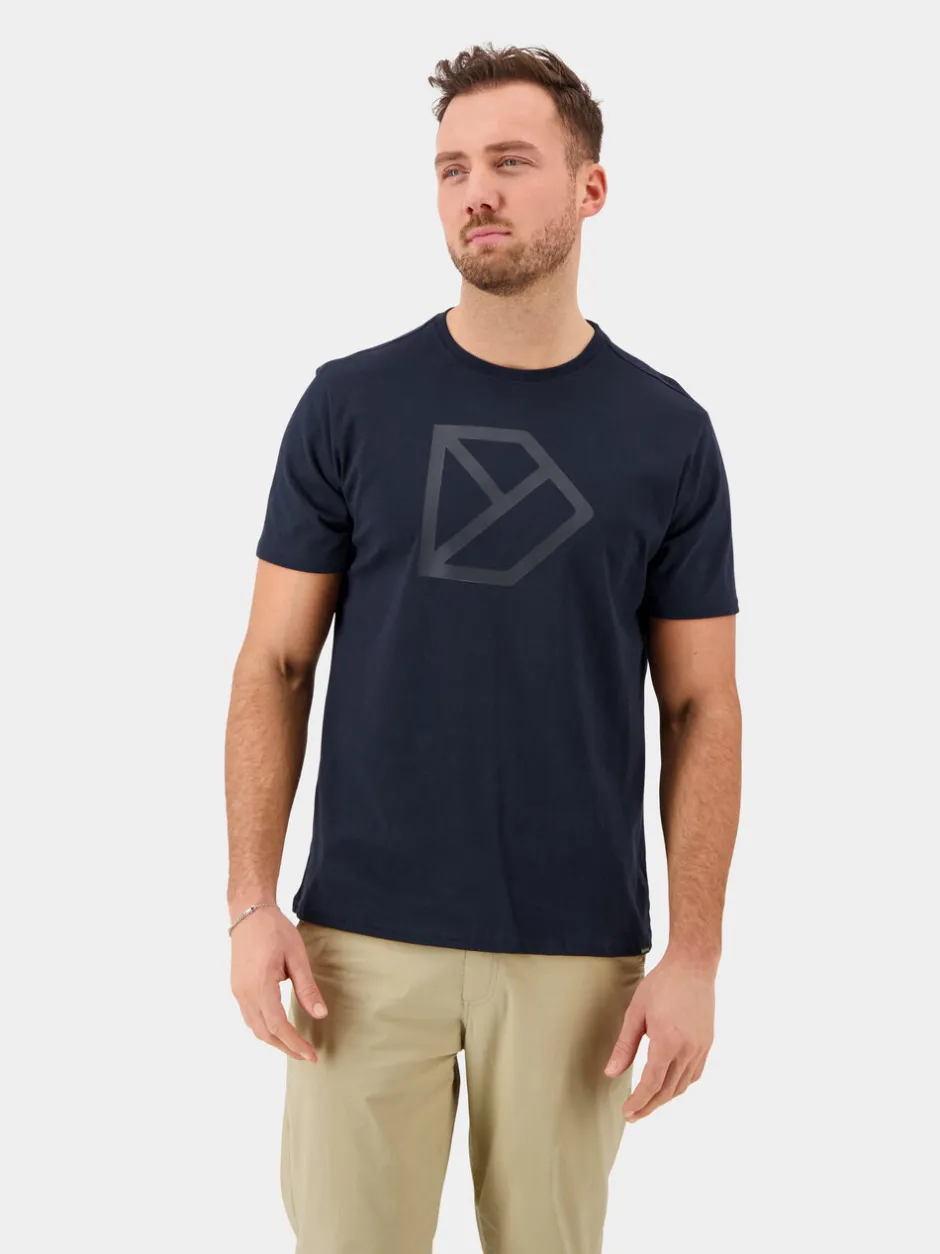 Didriksons D-Logo Printed T-shirt- T-Paidat Ja Pikeepaidat