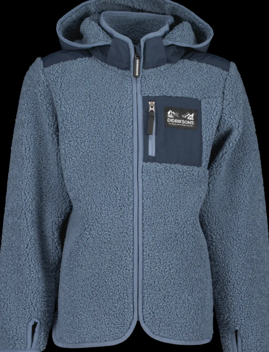 Didriksons Exa Kids' Full Zip- Puserot & T-Paidat|Yläosat