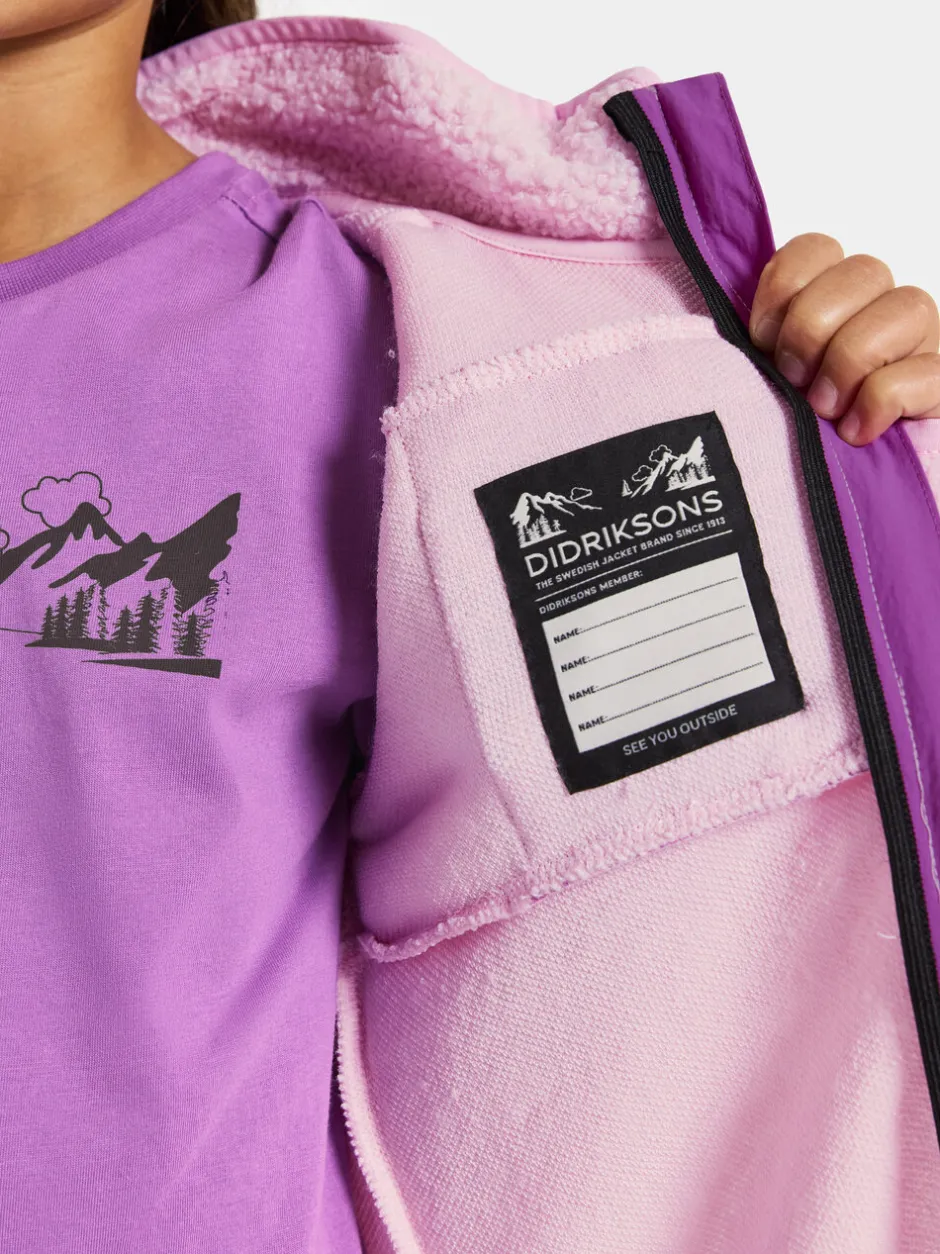Didriksons Exa Kids' Full Zip- Puserot & T-Paidat|Yläosat