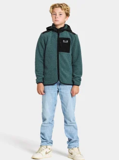 Didriksons Exa Kids' Full-Zip- Puserot & T-Paidat|Yläosat