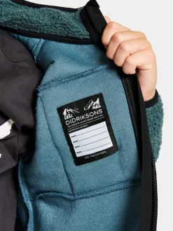 Didriksons Exa Kids' Full-Zip- Puserot & T-Paidat|Yläosat