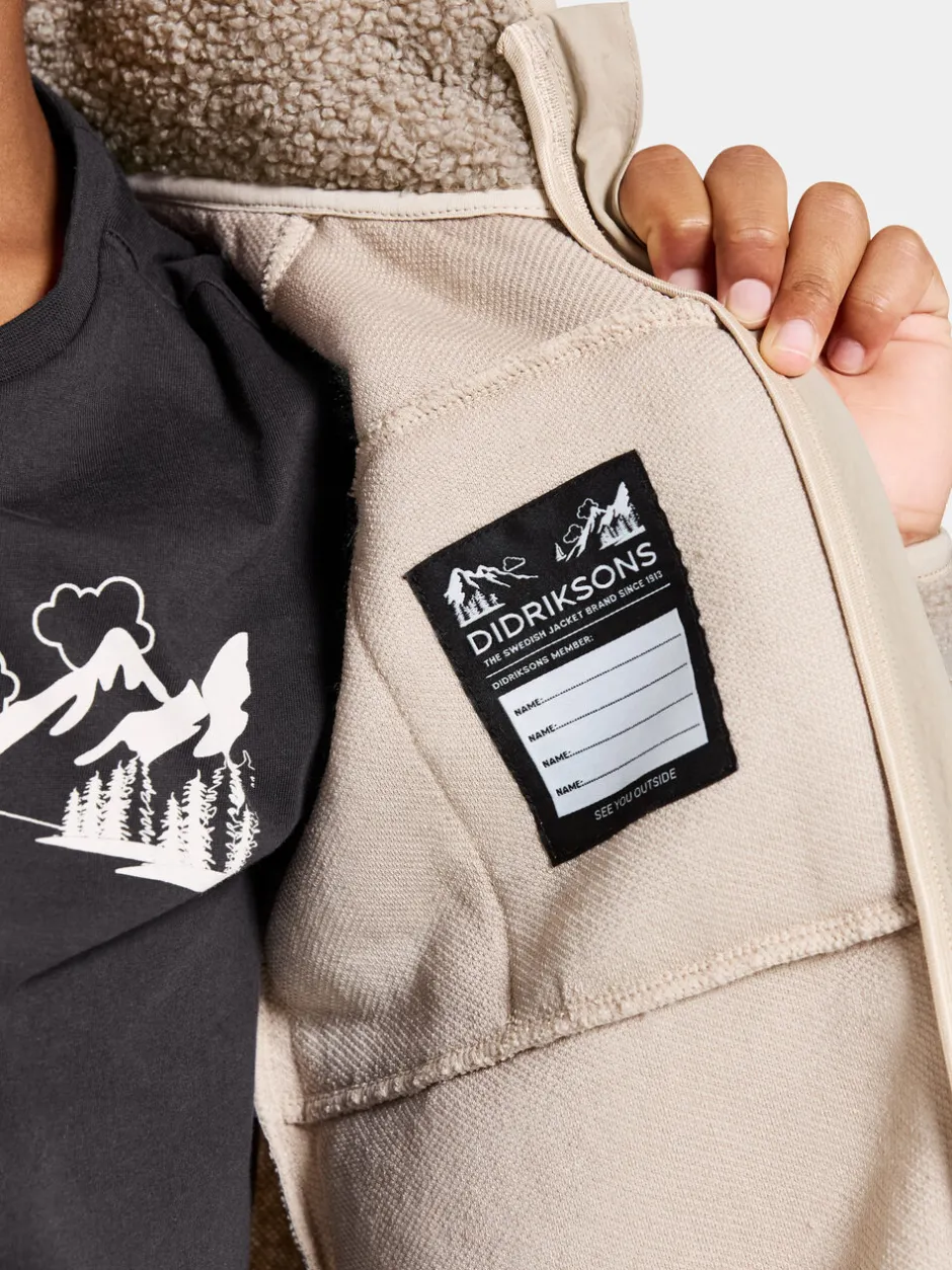 Didriksons Exa Kids' Full-Zip- Puserot & T-Paidat|Yläosat