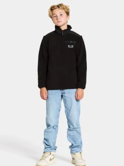 Didriksons Exa Kids' Half Zip- Fleecepaidat & Välikerrokset|Fleecetakit & Fleecepaidat