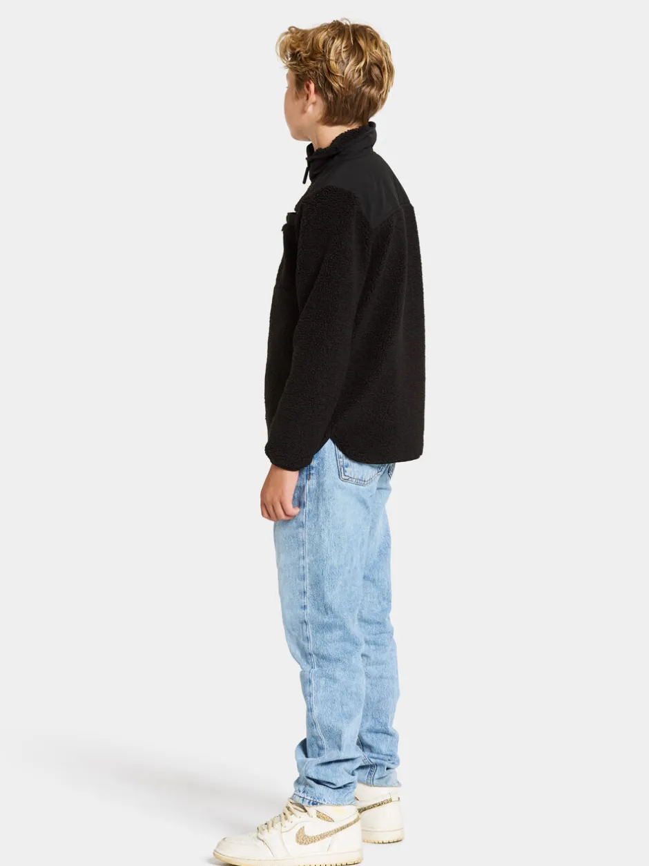 Didriksons Exa Kids' Half Zip- Fleecepaidat & Välikerrokset|Fleecetakit & Fleecepaidat