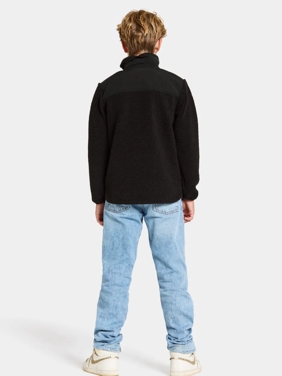 Didriksons Exa Kids' Half Zip- Fleecepaidat & Välikerrokset|Fleecetakit & Fleecepaidat
