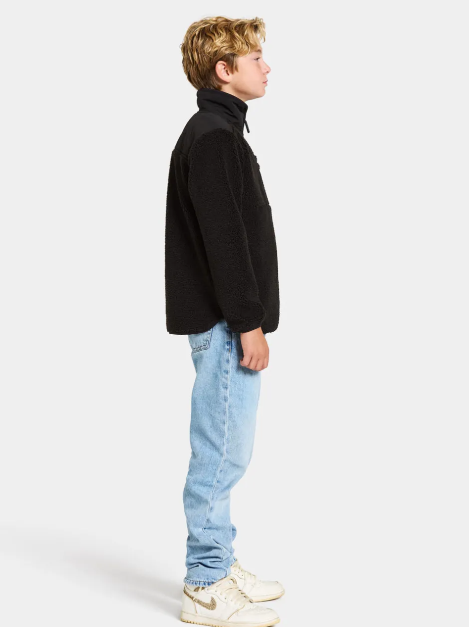 Didriksons Exa Kids' Half Zip- Fleecepaidat & Välikerrokset|Fleecetakit & Fleecepaidat