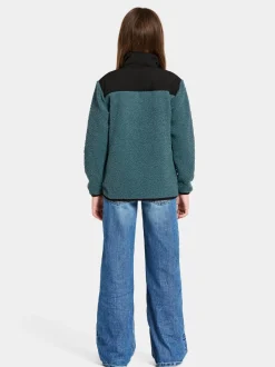 Didriksons Exa Kids' Half Zip- Fleecepaidat & Välikerrokset|Fleecetakit & Fleecepaidat