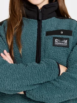 Didriksons Exa Kids' Half Zip- Fleecepaidat & Välikerrokset|Fleecetakit & Fleecepaidat