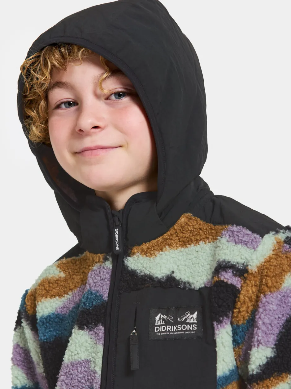Didriksons Exa Printed Kids' Full-Zip- Syystakit|Talvitakit