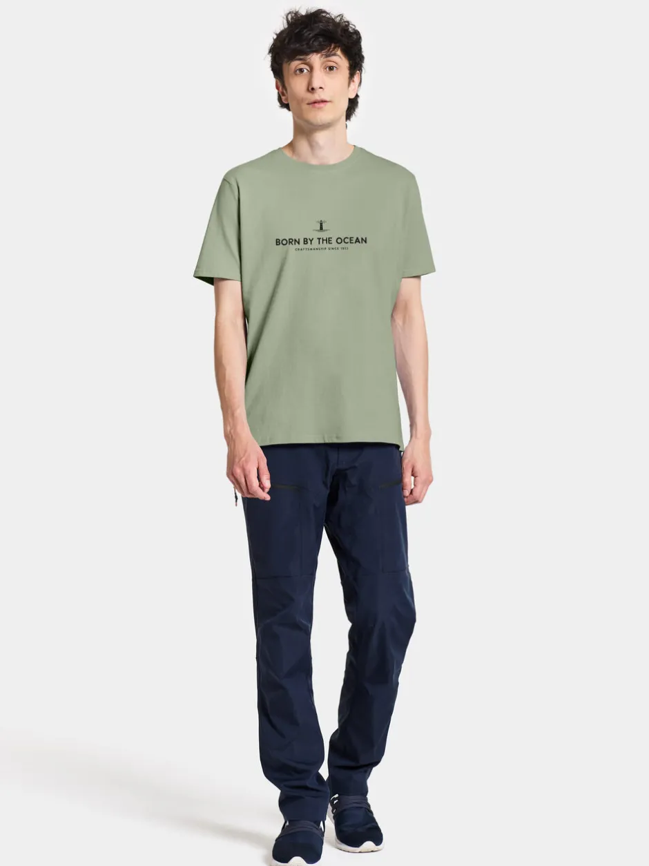 Didriksons Harald Men's T-shirt Light House- T-Paidat Ja Pikeepaidat