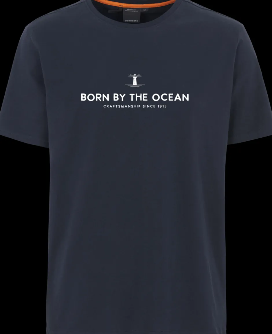 Didriksons Harald Men's T-shirt Light House- T-Paidat Ja Pikeepaidat
