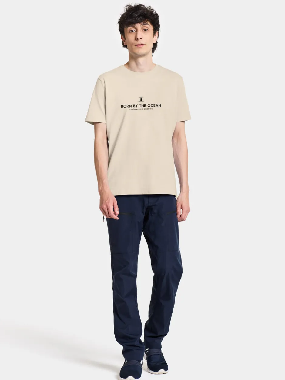 Didriksons Harald Men's T-shirt Light House- T-Paidat Ja Pikeepaidat