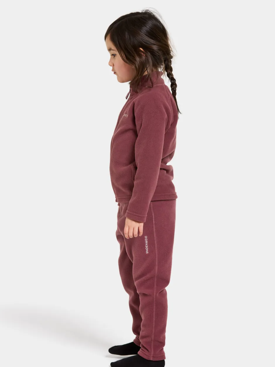 Didriksons Monte Kids' Full-Zip- Fleecepaidat & Välikerrokset|Puserot & T-Paidat