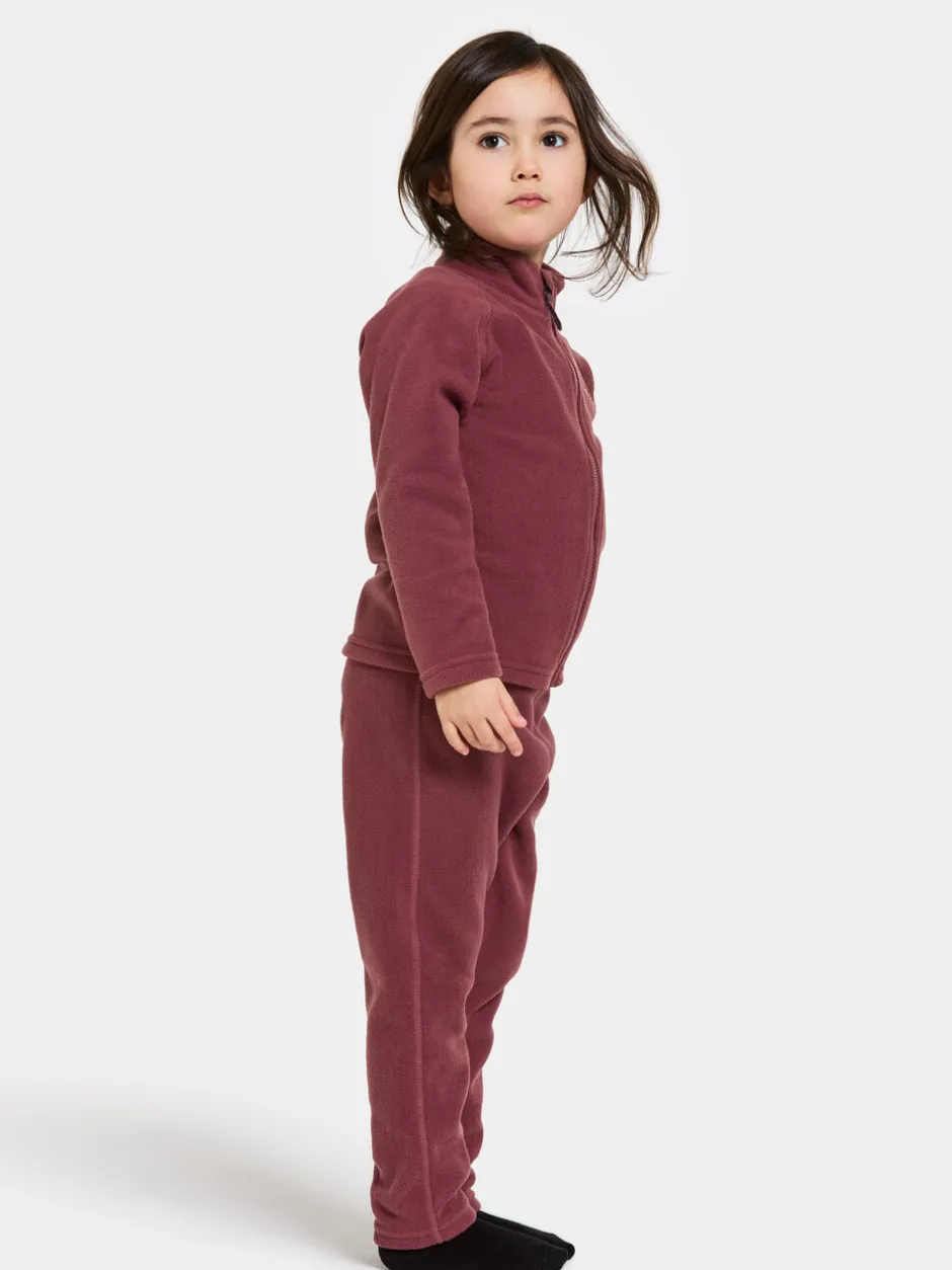 Didriksons Monte Kids' Full-Zip- Fleecepaidat & Välikerrokset|Puserot & T-Paidat