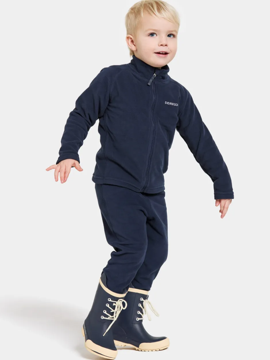 Didriksons Monte Kids' Full-Zip- Fleecepaidat & Välikerrokset|Puserot & T-Paidat