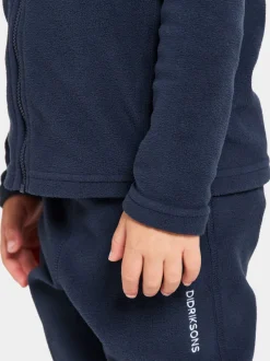 Didriksons Monte Kids' Full-Zip- Fleecepaidat & Välikerrokset|Puserot & T-Paidat