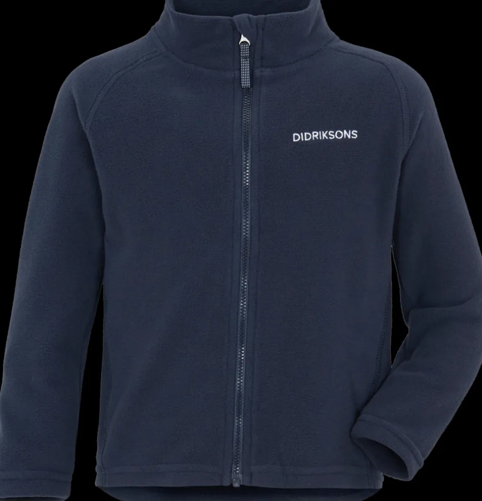 Didriksons Monte Kids' Full-Zip- Fleecepaidat & Välikerrokset|Puserot & T-Paidat