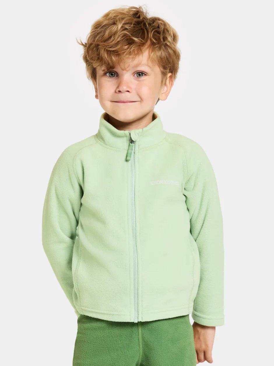 Didriksons Monte Kids' Full-Zip- Fleecepaidat & Välikerrokset|Puserot & T-Paidat