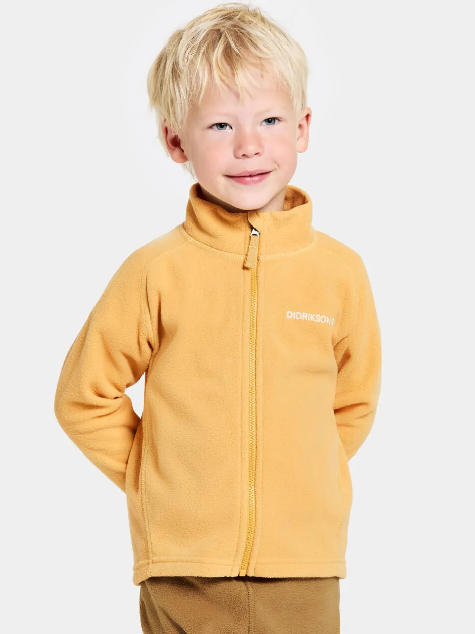 Didriksons Monte Kids' Full-Zip- Fleecepaidat & Välikerrokset|Puserot & T-Paidat