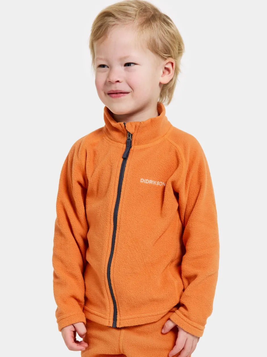 Didriksons Monte Kids' Full-Zip- Fleecepaidat & Välikerrokset|Puserot & T-Paidat