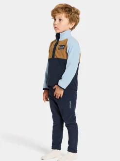 Didriksons Monte Kids' Half Button- Fleecepaidat & Välikerrokset|Fleecetakit & Fleecepaidat