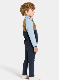Didriksons Monte Kids' Half Button- Fleecepaidat & Välikerrokset|Fleecetakit & Fleecepaidat