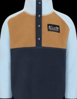 Didriksons Monte Kids' Half Button- Fleecepaidat & Välikerrokset|Fleecetakit & Fleecepaidat