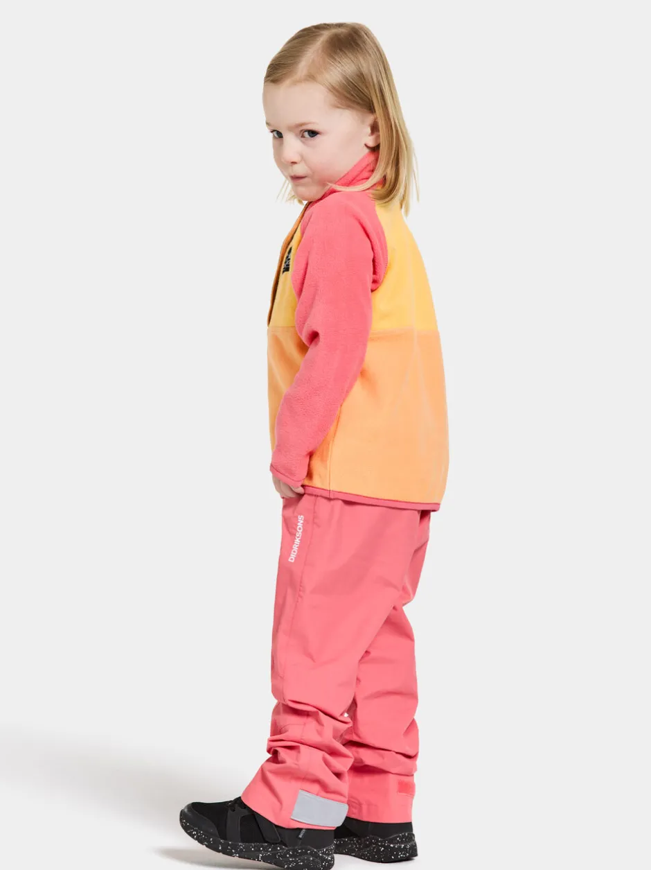 Didriksons Monte Kids' Half Button- Fleecepaidat & Välikerrokset|Fleecetakit & Fleecepaidat