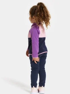 Didriksons Monte Kids' Half Button- Fleecepaidat & Välikerrokset|Fleecetakit & Fleecepaidat