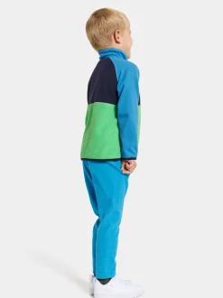 Didriksons Monte Kids' Half Button- Fleecepaidat & Välikerrokset|Fleecetakit & Fleecepaidat