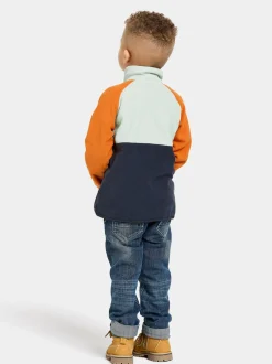Didriksons Monte Kids' Half Button- Fleecepaidat & Välikerrokset|Fleecetakit & Fleecepaidat
