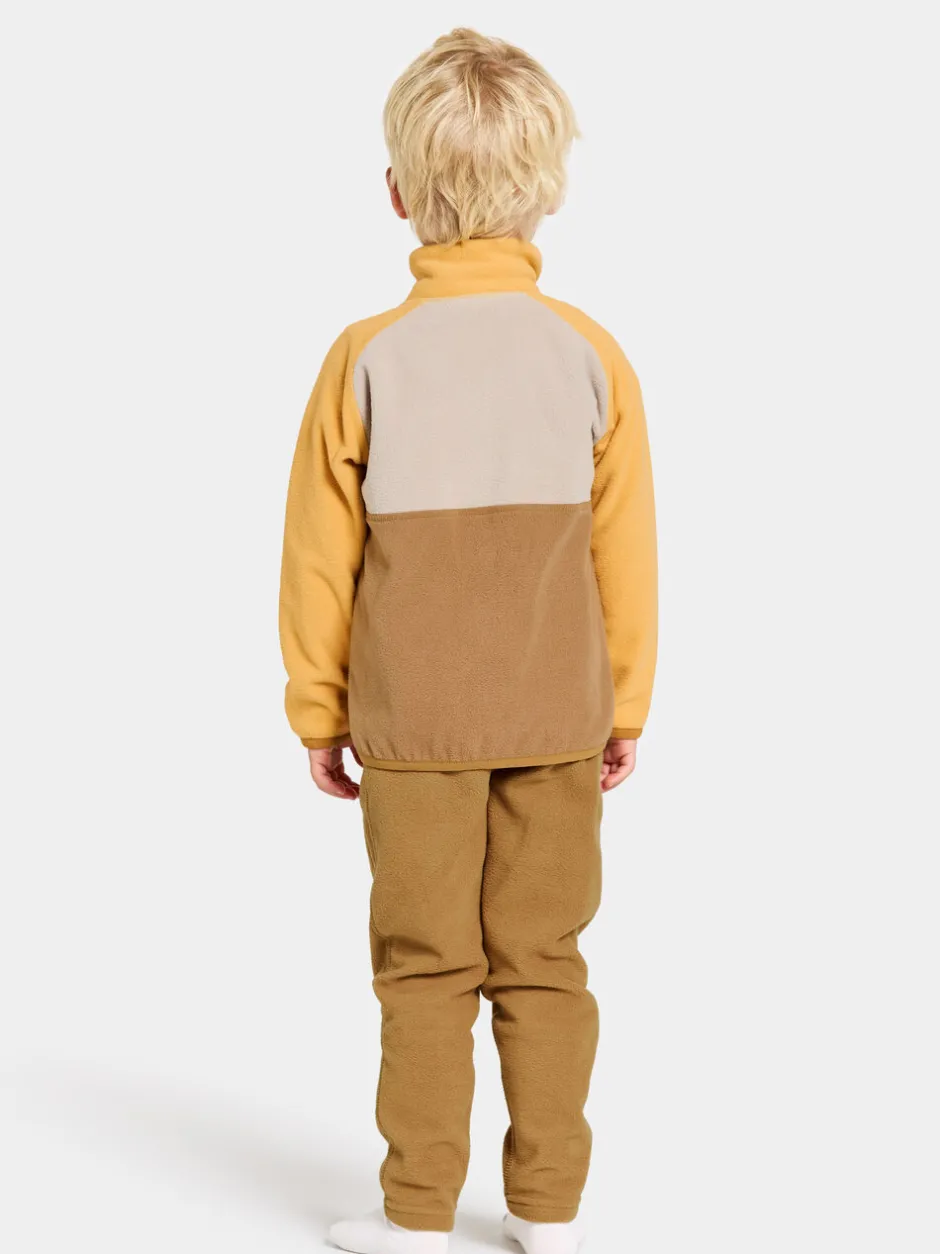 Didriksons Monte Kids' Half Button- Fleecepaidat & Välikerrokset|Fleecetakit & Fleecepaidat