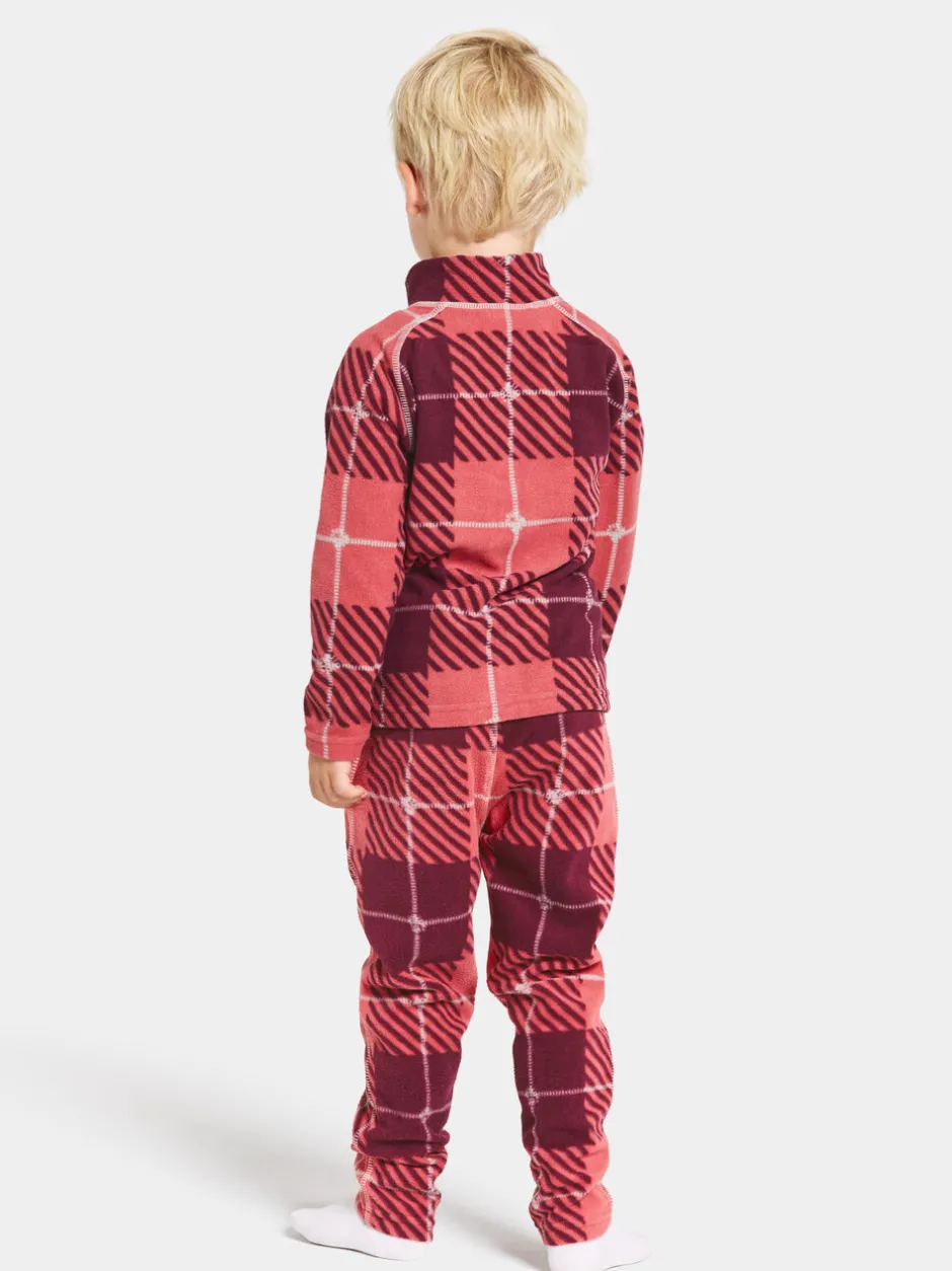 Didriksons Monte Printed Kids' Full-Zip Termos- Fleecepaidat & Välikerrokset|Puserot & T-Paidat