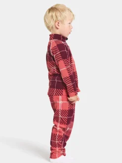 Didriksons Monte Printed Kids' Full-Zip Termos- Fleecepaidat & Välikerrokset|Puserot & T-Paidat