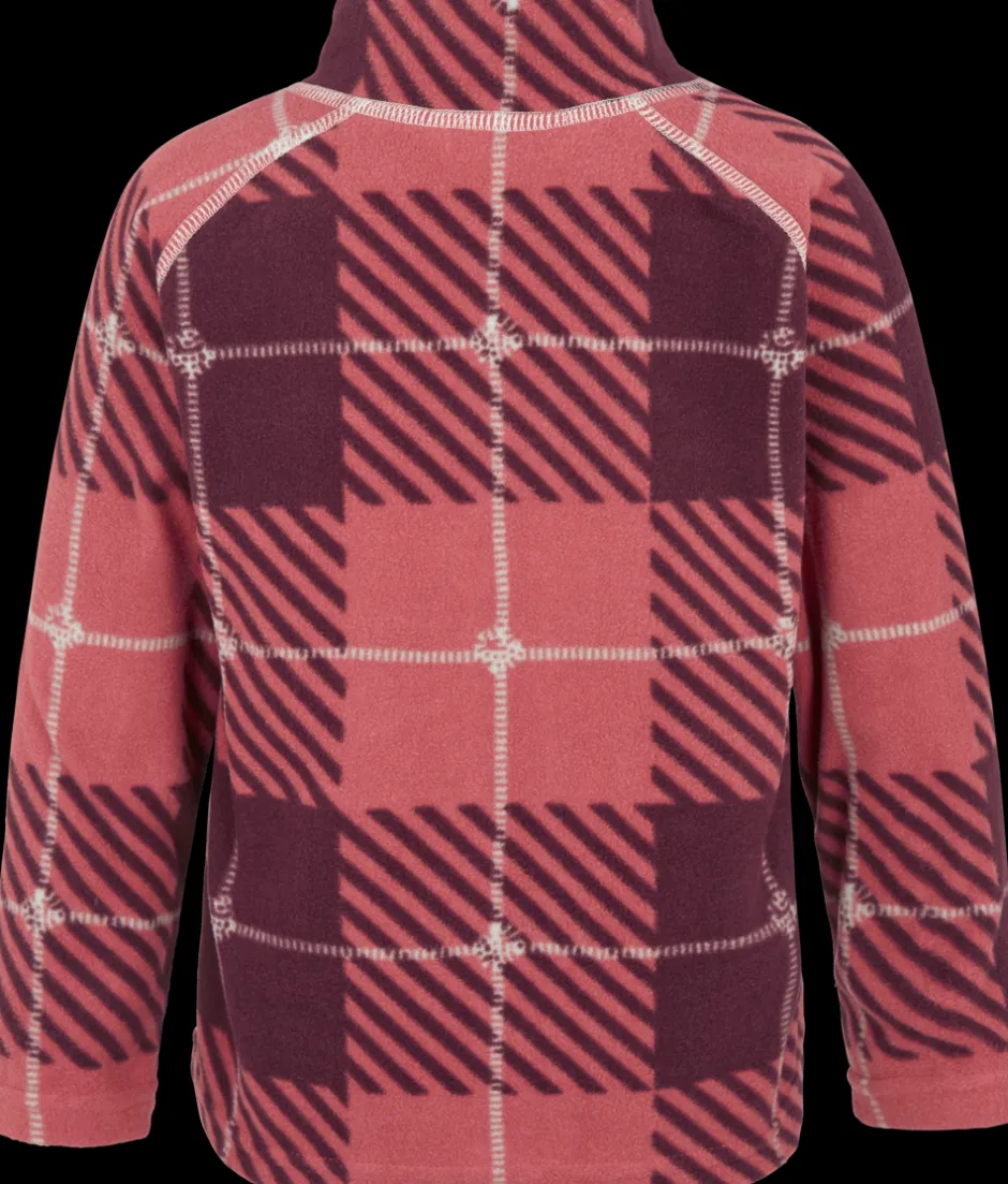 Didriksons Monte Printed Kids' Full-Zip Termos- Fleecepaidat & Välikerrokset|Puserot & T-Paidat