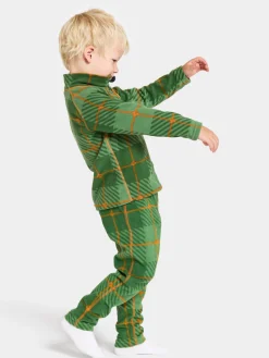 Didriksons Monte Printed Kids' Full-Zip Termos- Fleecepaidat & Välikerrokset|Puserot & T-Paidat
