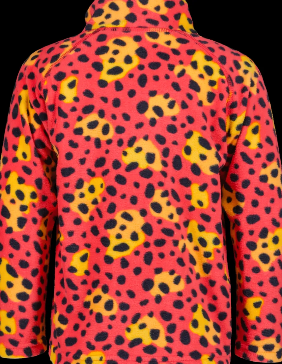 Didriksons Monte Printed Kids' Full-Zip- Fleecepaidat & Välikerrokset|Puserot & T-Paidat