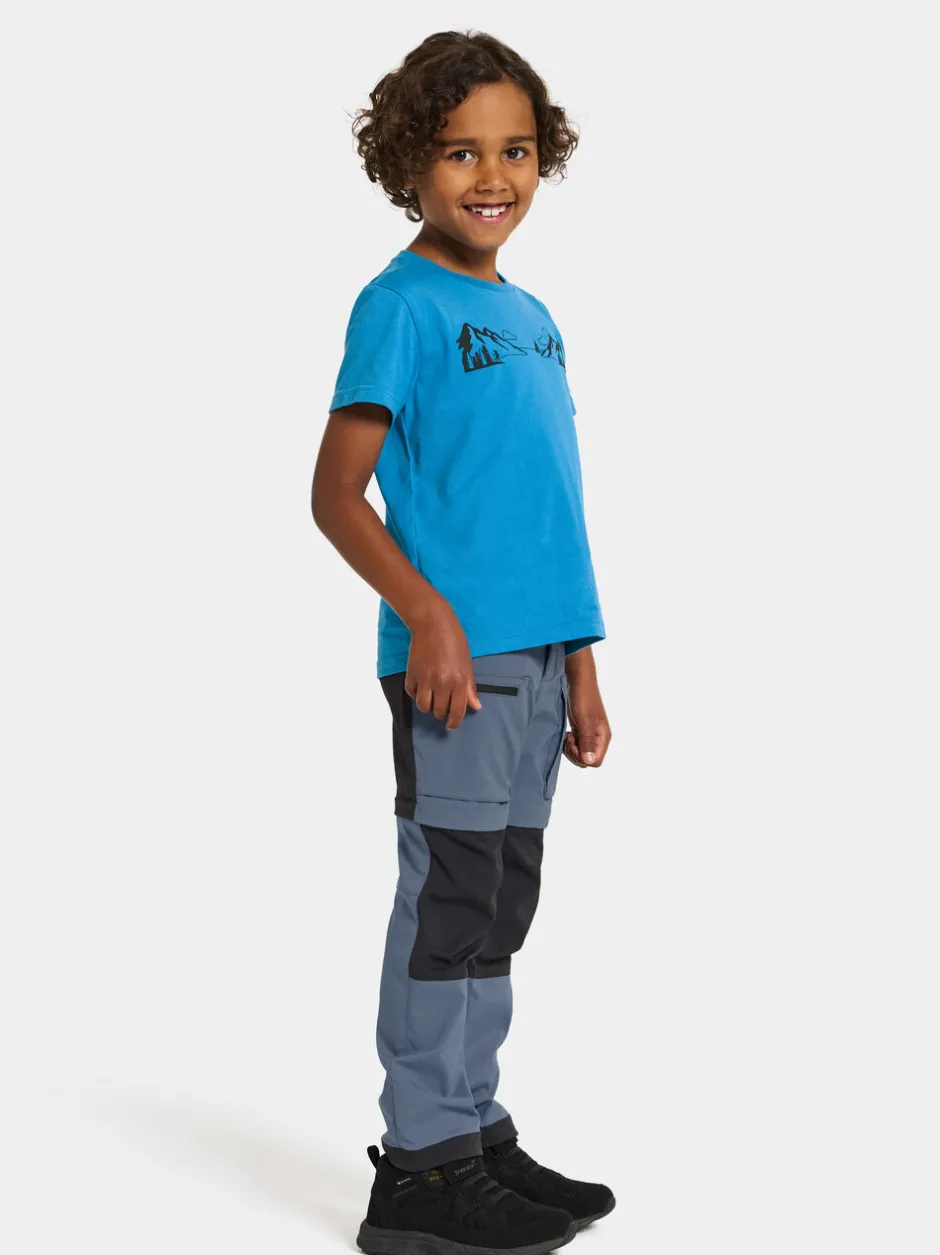 Didriksons Mynta Kids' Logo T-shirt Explore- Puserot & T-Paidat|Yläosat