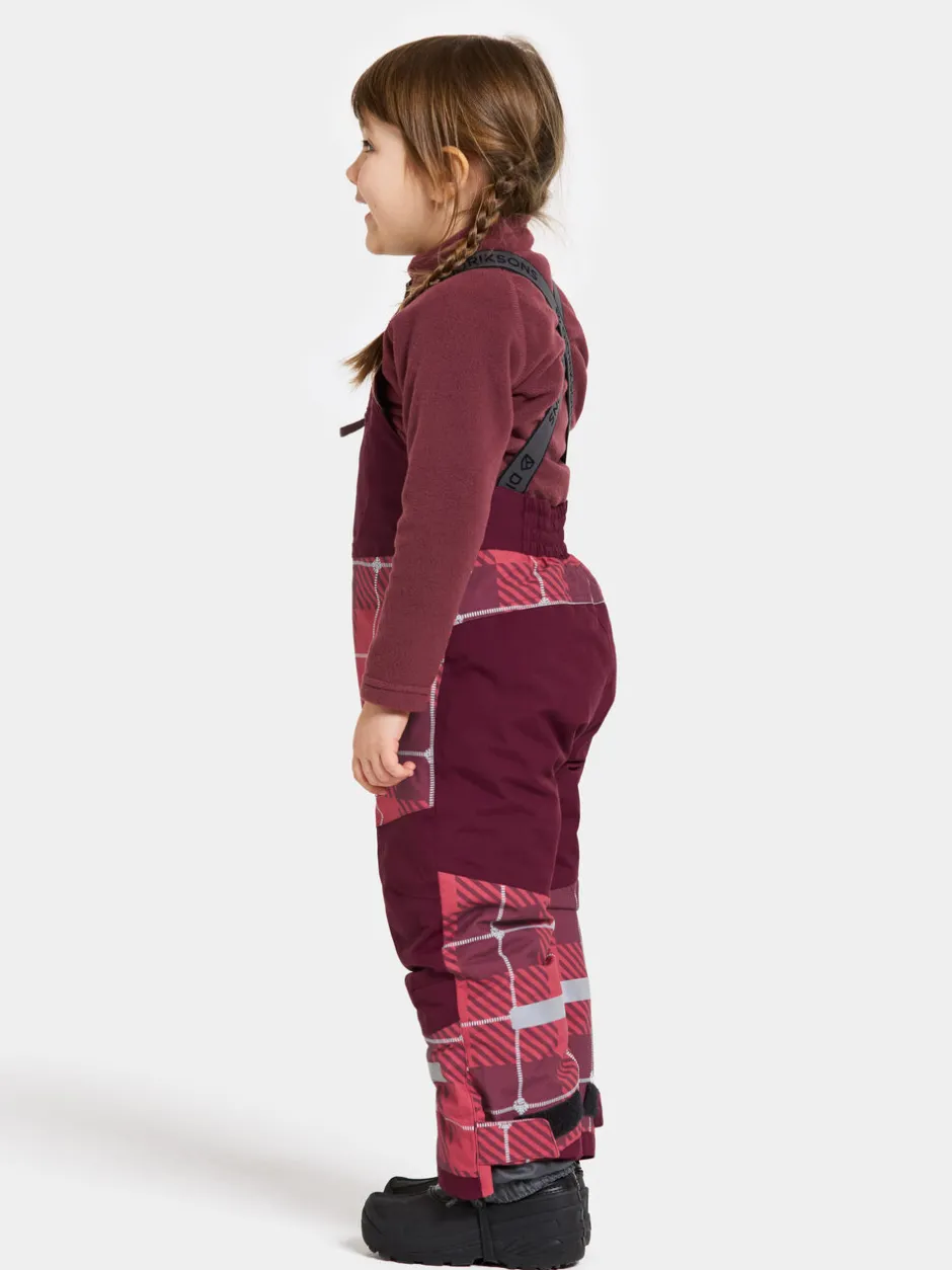 Didriksons Polarbjörnen Printed Kids' Bib Pants- Toppahousut