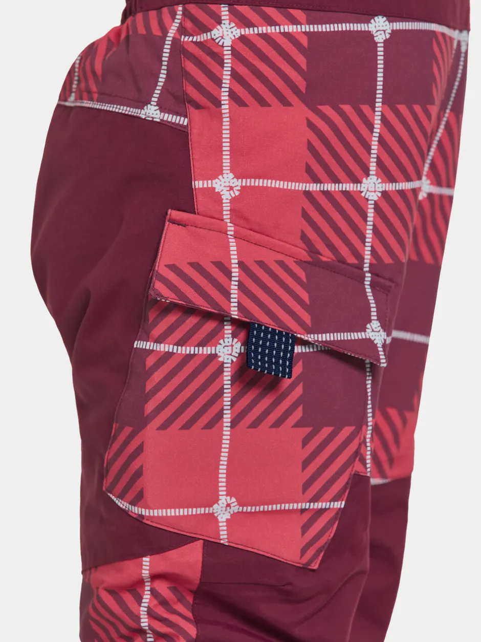Didriksons Polarbjörnen Printed Kids' Bib Pants- Toppahousut