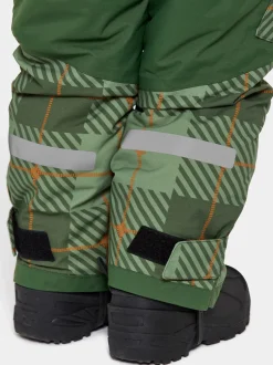 Didriksons Polarbjörnen Printed Kids' Bib Pants- Toppahousut