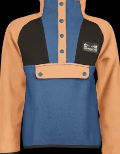 Didriksons Yokto Kids' half button- Fleecepaidat & Välikerrokset|Fleecetakit & Fleecepaidat