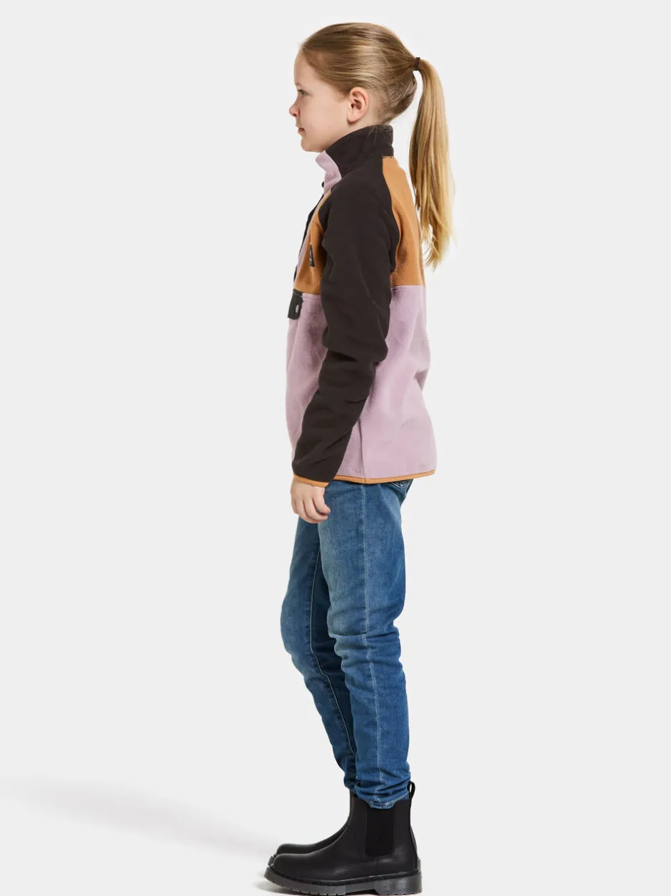 Didriksons Yokto Kids' half button- Fleecepaidat & Välikerrokset|Fleecetakit & Fleecepaidat