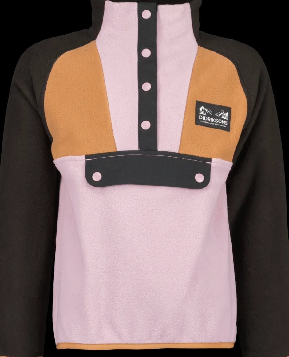 Didriksons Yokto Kids' half button- Fleecepaidat & Välikerrokset|Fleecetakit & Fleecepaidat